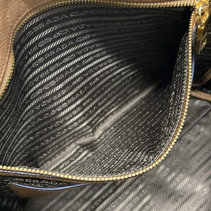 Prada Tote Bag - Bn2865 Brown 2WAY Leather