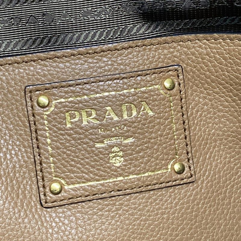 Prada Tote Bag - Bn2865 Brown 2WAY Leather