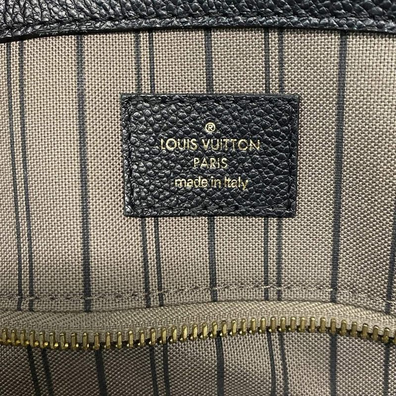 Louis Vuitton Monogram Empreinte Pont Neuf MM M41748 Noir Black Leather