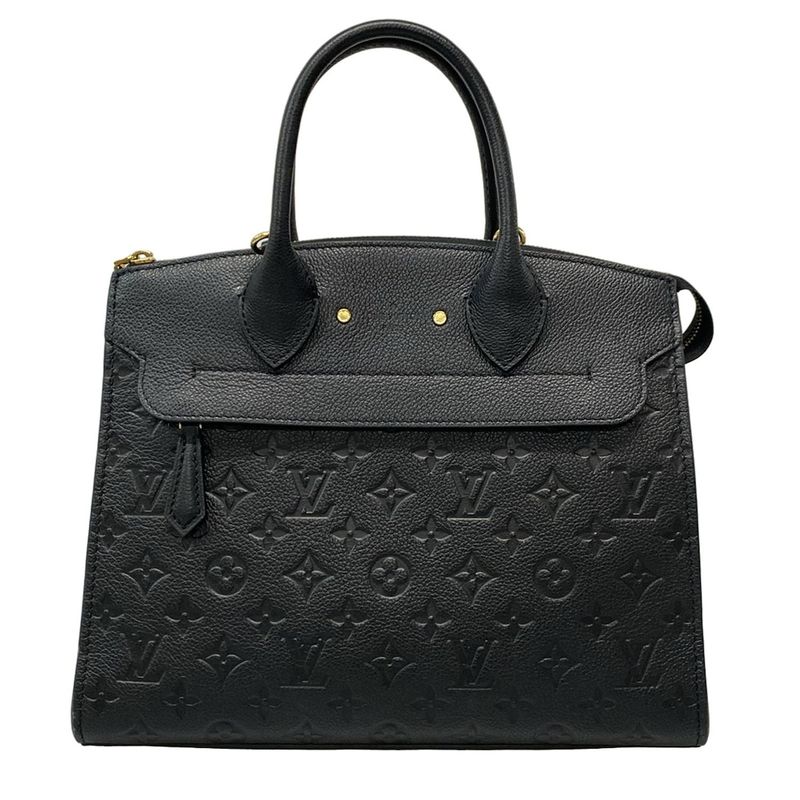 Louis Vuitton Monogram Empreinte Pont Neuf MM M41748 Noir Black Leather