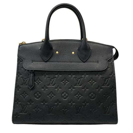 Louis Vuitton Monogram Empreinte Pont Neuf MM M41748 Noir Black Leather