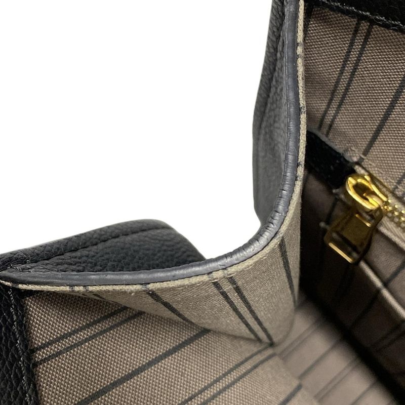 Louis Vuitton Monogram Empreinte Pont Neuf MM M41748 Noir Black Leather