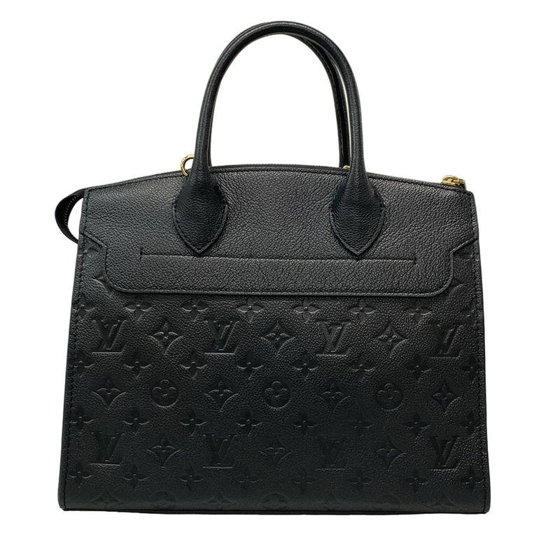 Louis Vuitton Monogram Empreinte Pont Neuf MM M41748 Noir Black Leather