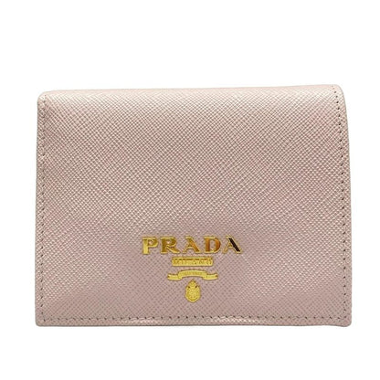 Prada Bifold Wallet - 1mv204 Pink Leather