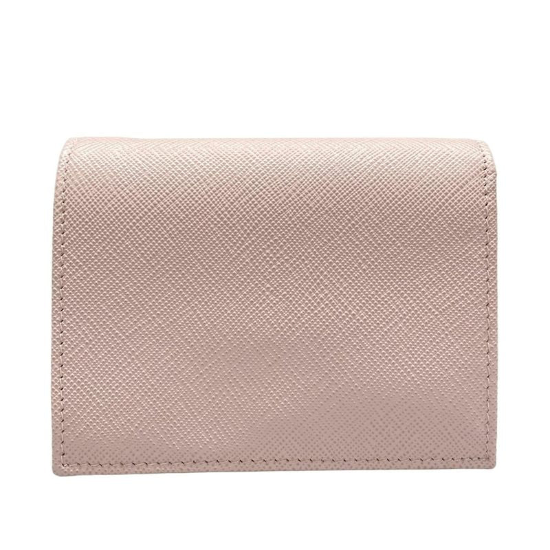 Prada Bifold Wallet - 1mv204 Pink Leather