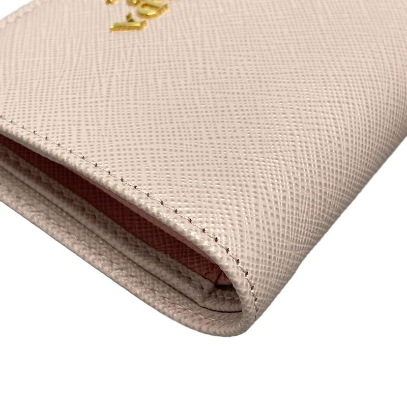 Prada Bifold Wallet - 1mv204 Pink Leather