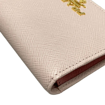 Prada Bifold Wallet - 1mv204 Pink Leather