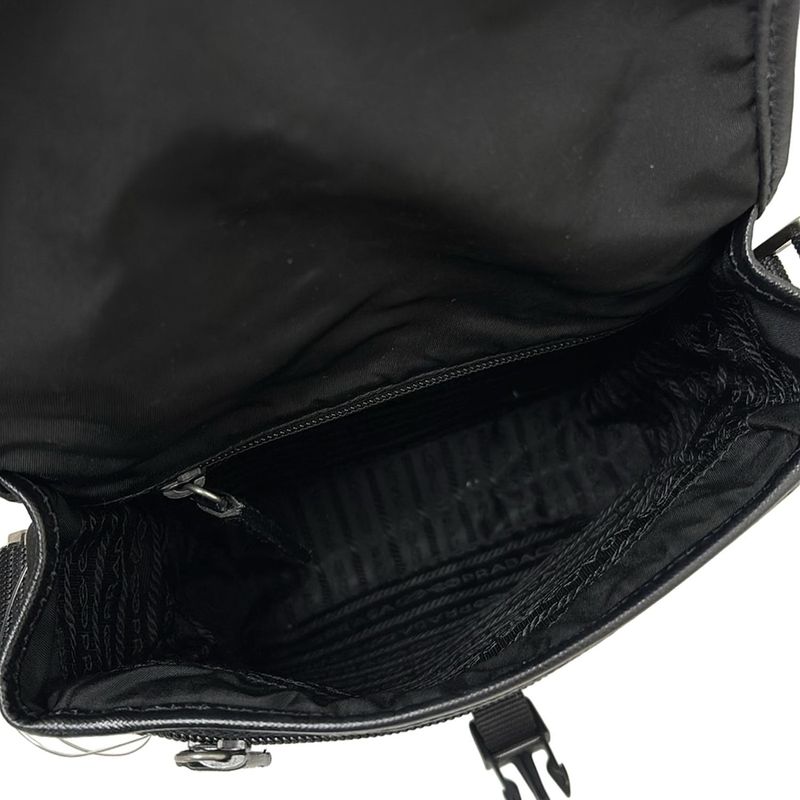 Prada Shoulder Bag - V167 Black Leather