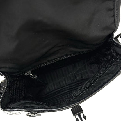 Prada Shoulder Bag - V167 Black Leather