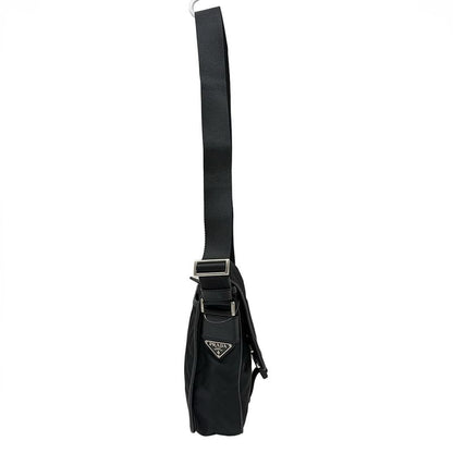 Prada Shoulder Bag - V167 Black Leather