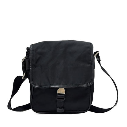 Prada Shoulder Bag - V167 Black Leather