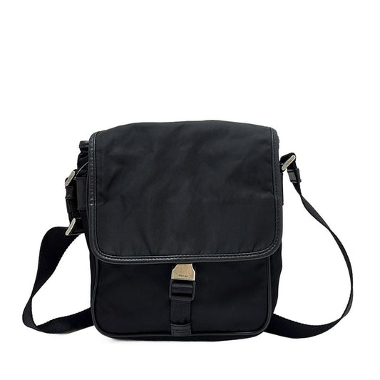 Prada Shoulder Bag - V167 Black Leather