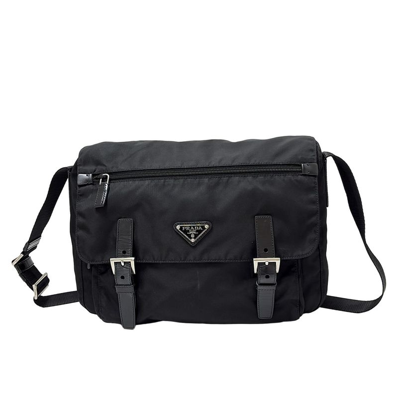 Prada Shoulder Bag - Bt6671 Black Leather
