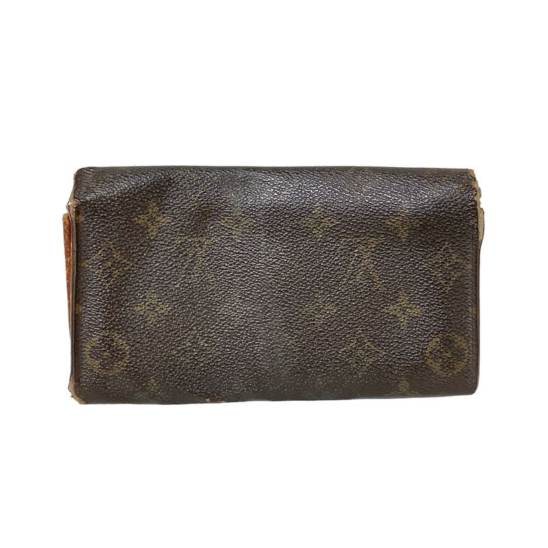 Louis Vuitton Long Wallet Monogram Pochette Porte Monet Cles Di M61725 - Leather