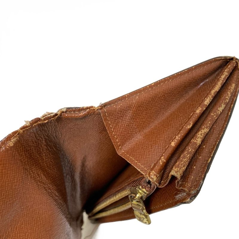 Louis Vuitton Long Wallet Monogram Pochette Porte Monet Cles Di M61725 - Leather