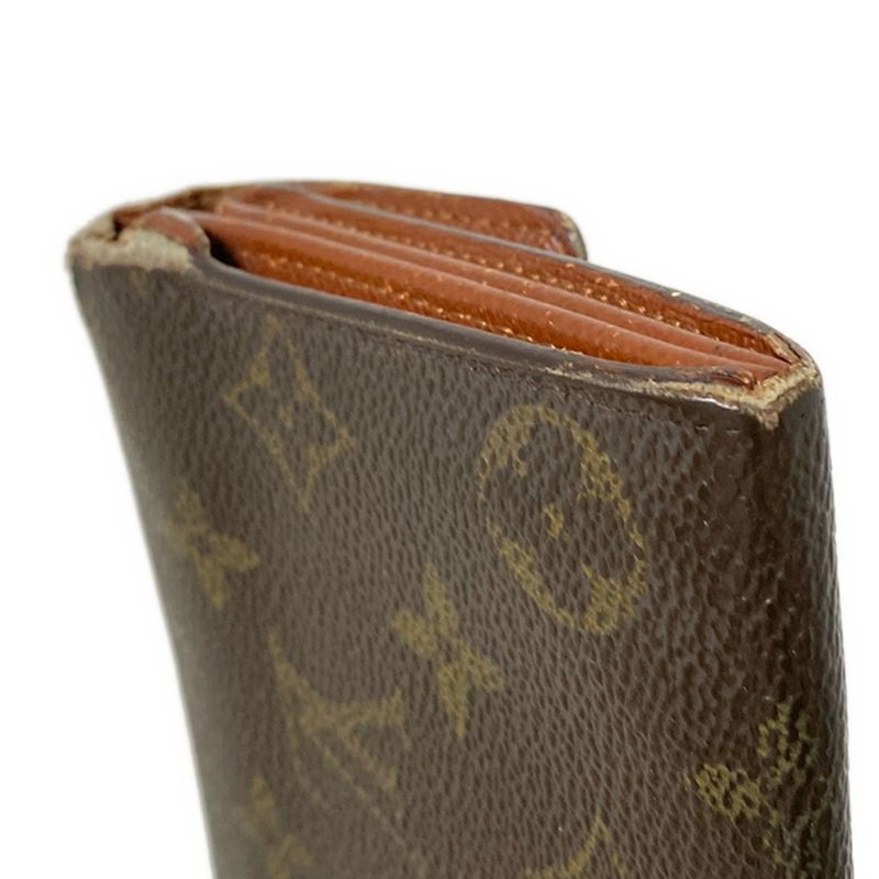 Louis Vuitton Long Wallet Monogram Pochette Porte Monet Cles Di M61725 - Leather