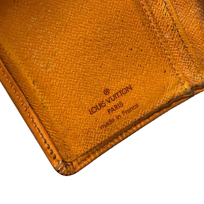 Louis Vuitton Epi Porte Monnaie Viennois M6324h Mandarin Leather