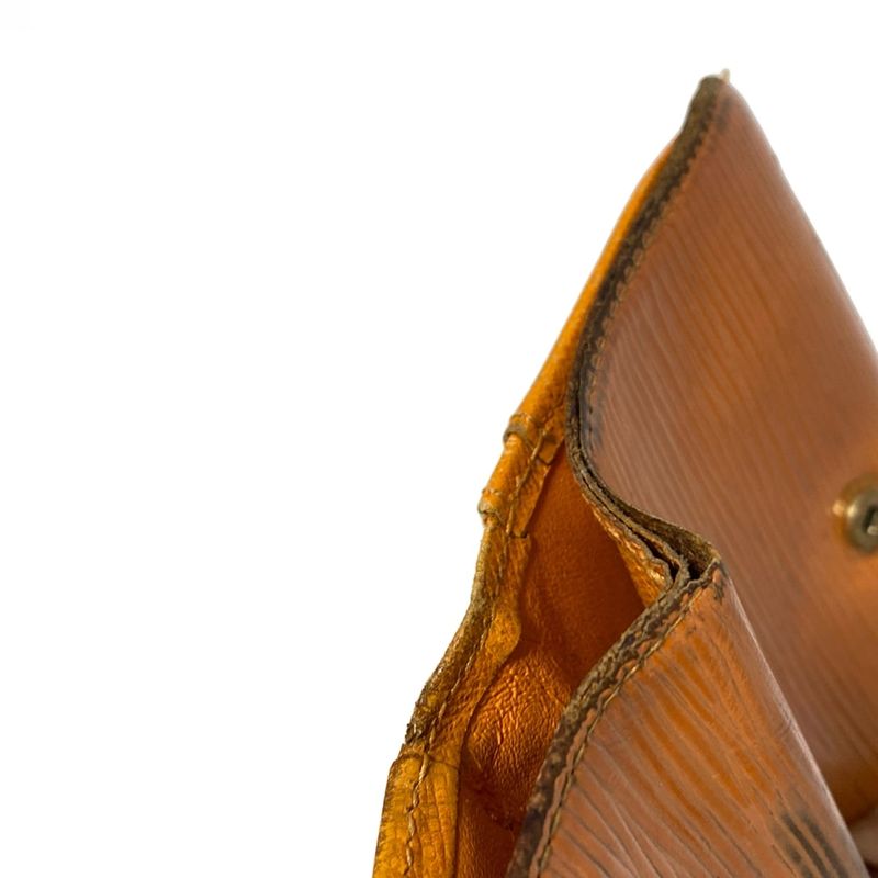 Louis Vuitton Epi Porte Monnaie Viennois M6324h Mandarin Leather