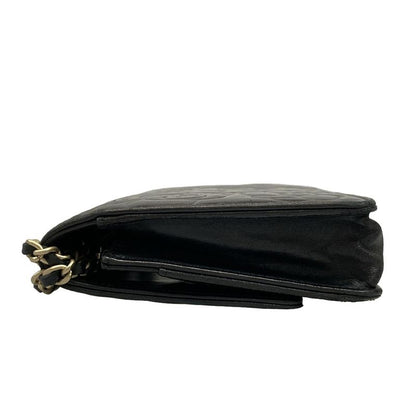 Chanel Wallet Camellia A47421 Black Chain Wallet Mattogo Old Hardware Lambskin