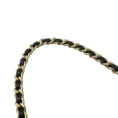 Chanel Wallet Camellia A47421 Black Chain Wallet Mattogo Old Hardware Lambskin