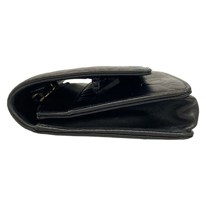 Chanel Wallet Camellia A47421 Black Chain Wallet Mattogo Old Hardware Lambskin