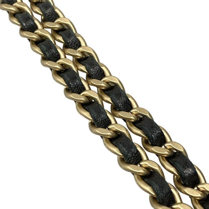 Chanel Wallet Camellia A47421 Black Chain Wallet Mattogo Old Hardware Lambskin