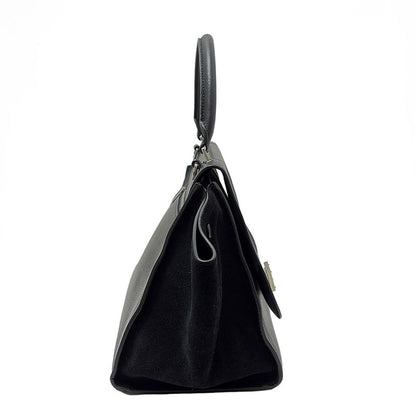 Celine Handbag Trapeze Medium 169543mdb.38no Black Leather