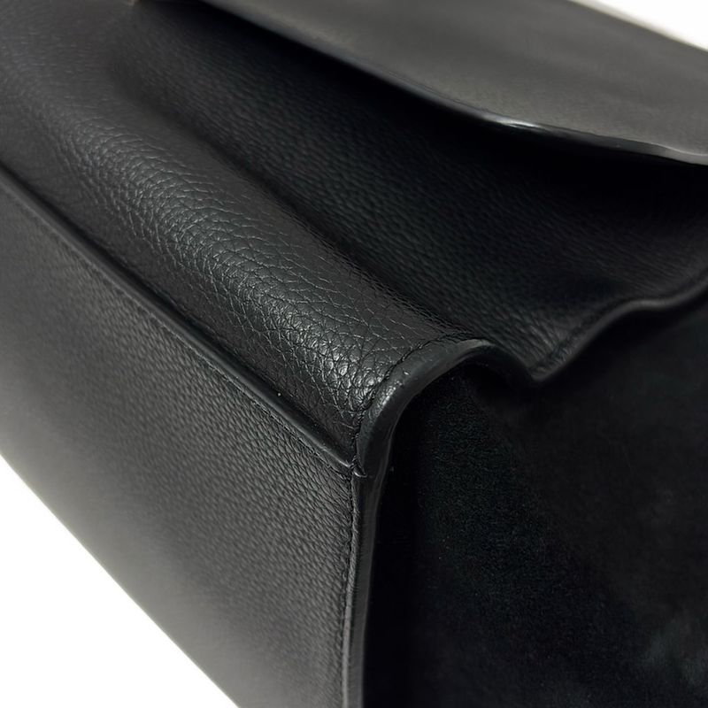 Celine Handbag Trapeze Medium 169543mdb.38no Black Leather