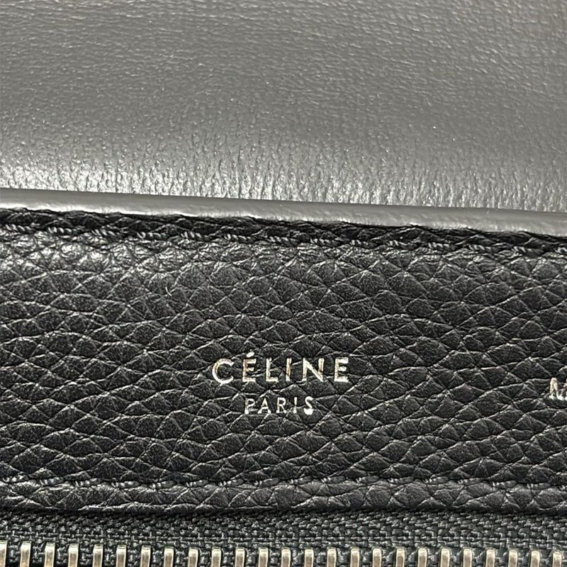 Celine Handbag Trapeze Medium 169543mdb.38no Black Leather