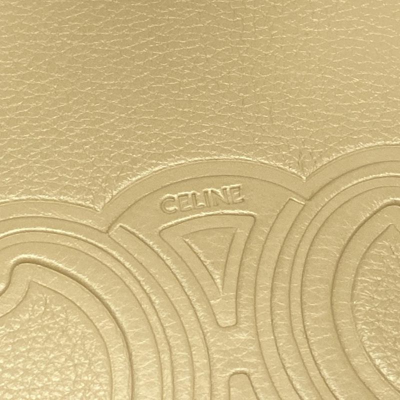 Celine Shoulder Bag Phone Pouch Eloise Beige Shape Pressed Mini Bag Diagonal