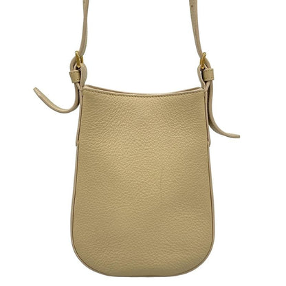 Celine Shoulder Bag Phone Pouch Eloise Beige Shape Pressed Mini Bag Diagonal