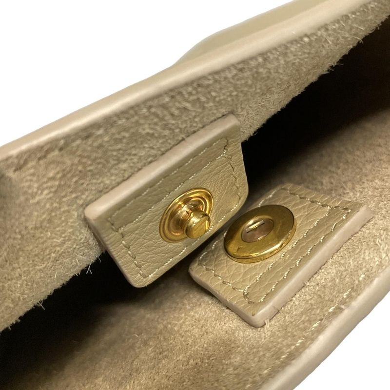 Celine Shoulder Bag Phone Pouch Eloise Beige Shape Pressed Mini Bag Diagonal