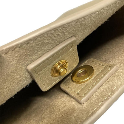 Celine Shoulder Bag Phone Pouch Eloise Beige Shape Pressed Mini Bag Diagonal