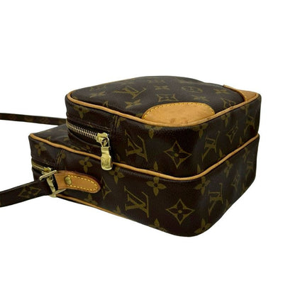 Louis Vuitton Vintage Amazon Monogram Leather Mini Shoulder Bag Pochette Brown