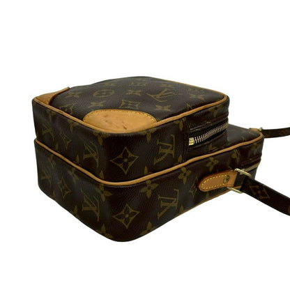 Louis Vuitton Vintage Amazon Monogram Leather Mini Shoulder Bag Pochette Brown