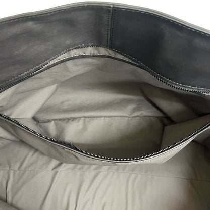 Bottega Veneta Intrecciato Leather Handbag Boston Bag Dark