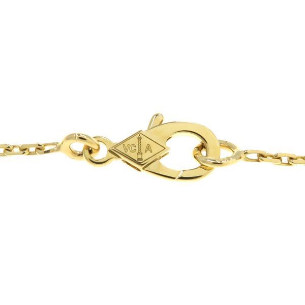 Van Cleef & Arpels Vintage Alhambra Necklace Gold Shell 2018