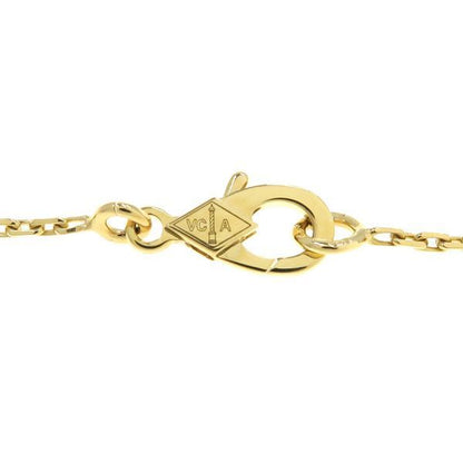 Van Cleef & Arpels Vintage Alhambra Necklace Gold Shell 2018