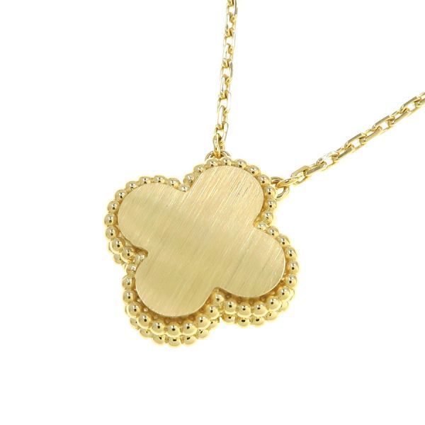 Van Cleef & Arpels Vintage Alhambra Necklace Gold Shell 2018