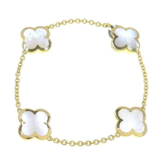 Van Cleef & Arpels Pure Alhambra Bracelet 4p Shell