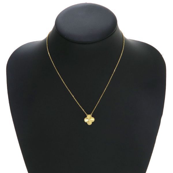 Van Cleef & Arpels Vintage Alhambra Necklace Guilloche