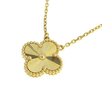 Van Cleef & Arpels Vintage Alhambra Necklace Guilloche