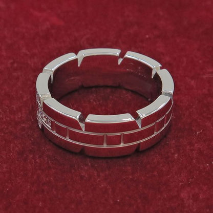 Cartier Tank Francaise Ring Sm 1 Motif Diamond #50 (size Near 10) [none Fee