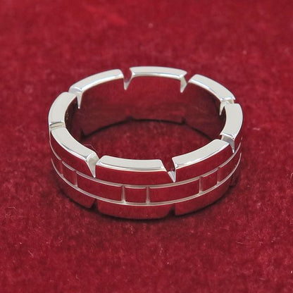 Cartier Tank Francaise Ring Sm 1 Motif Diamond #50 (size Near 10) [none Fee