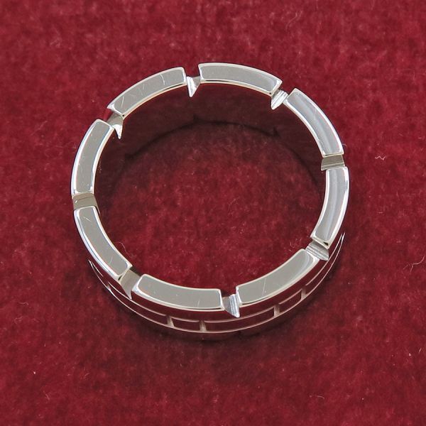 Cartier Tank Francaise Ring Sm 1 Motif Diamond #50 (size Near 10) [none Fee