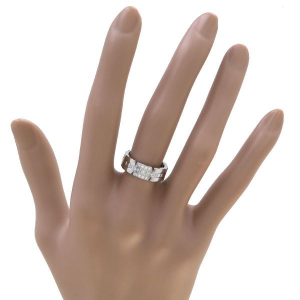 Cartier Tank Francaise Ring Sm 1 Motif Diamond #50 (size Near 10) [none Fee