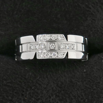 Cartier Tank Francaise Ring Sm 1 Motif Diamond #50 (size Near 10) [none Fee