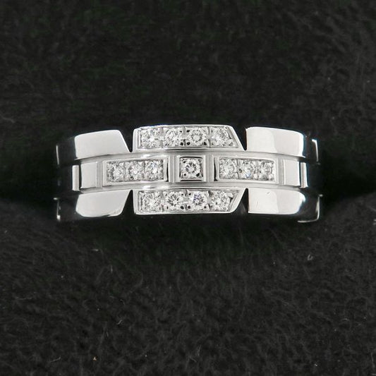 Cartier Tank Francaise Ring Sm 1 Motif Diamond #50 (size Near 10) [none Fee