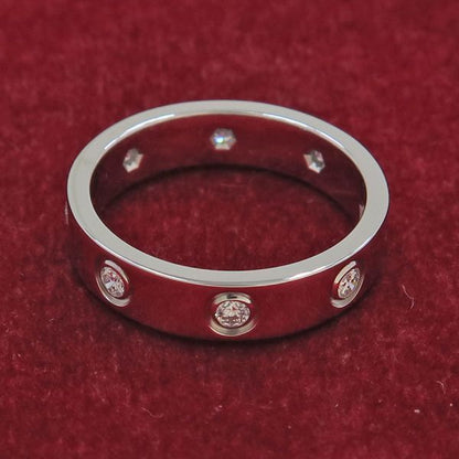 Cartier Mini Love Ring Full Diamond #47 (size Near 7)