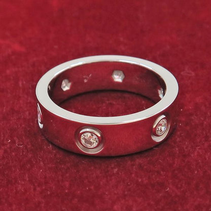 Cartier Love Ring Full Diamond #54 (size 13.5 Approx)